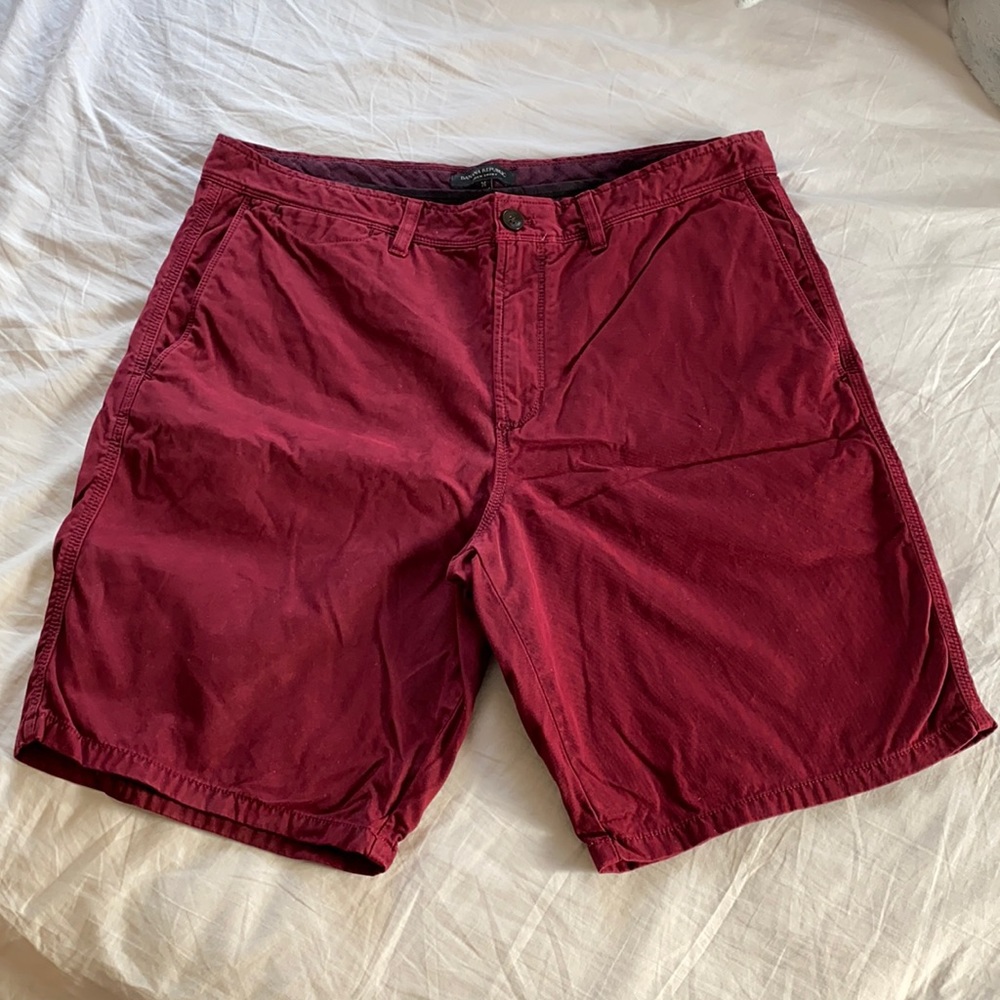 Banana Republic Men’s Aiden Short, Maroon, Size 36